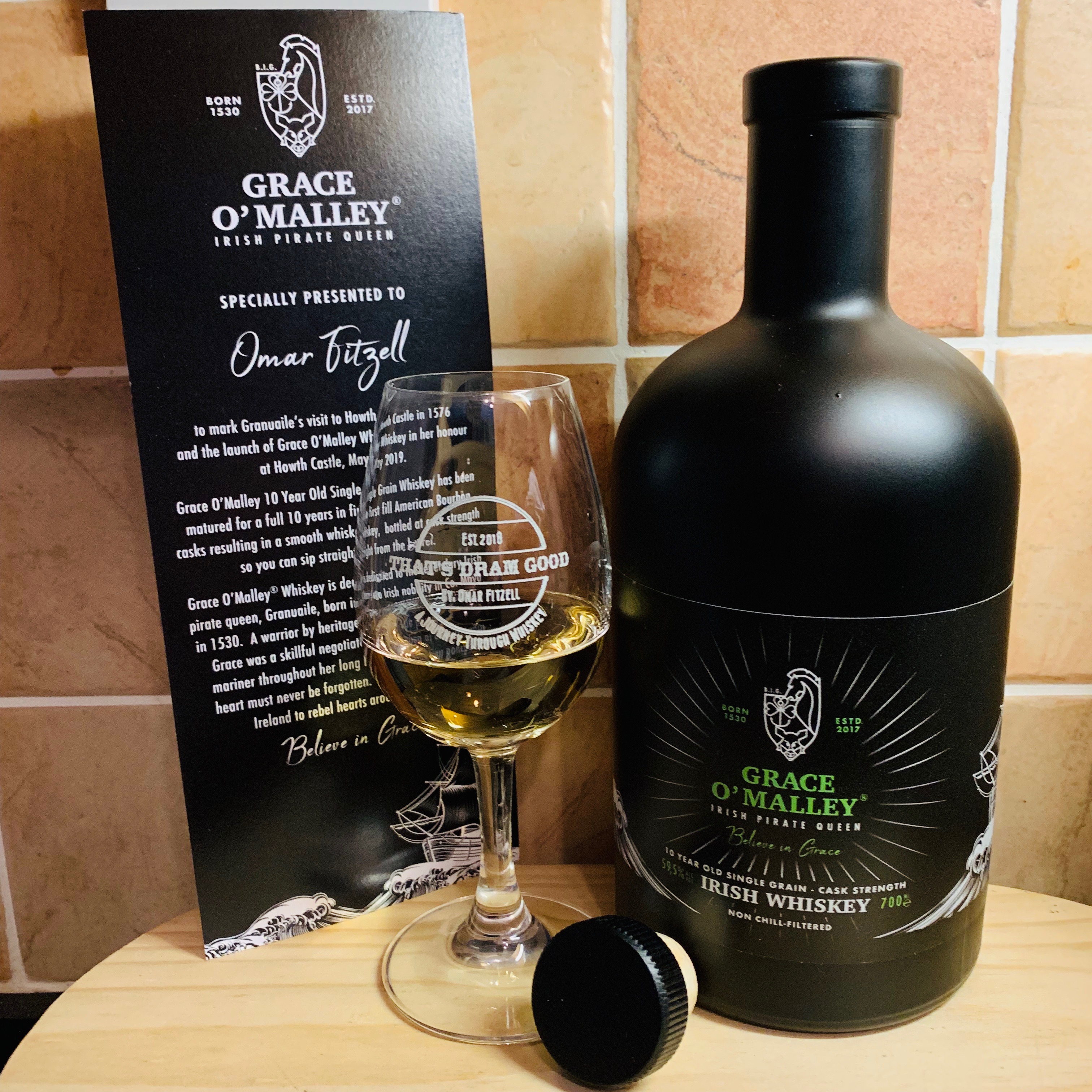 Grace O Malley 10 yo Single Grain – That's Dram Good